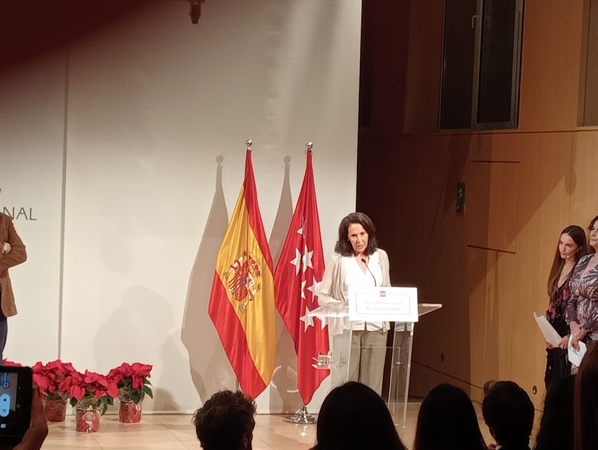 Nuestra Coordinadora Voluntaria finalista en los reconocimientos de la Comunidad de Madrid y FEVOCAM